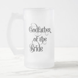 Fadern till Bride Frosted Glass Beer Mugg