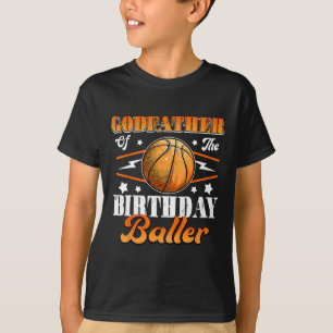 Fadern till födelsedagen Baller Basketball Far T Shirt