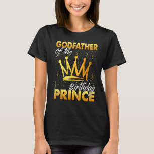 Fadern till födelsedagen prins Boys Son Birthday T Shirt