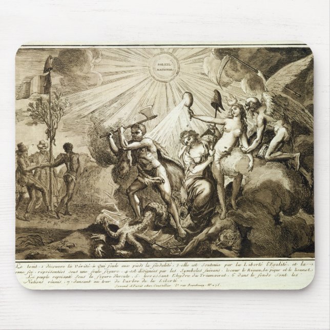 Fadern Time upptäcker trampling för sanning Musmatta (Framsidan)