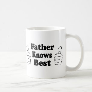 Fadern vet bäst. Design för pappor, grandfathers Kaffemugg