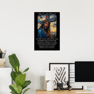 Faderns Bön Korsfästelse Soluppgång Tornkrona Poster