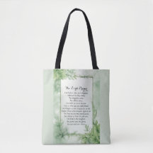Faderns bön Vattenfärg Botanisk Postertryck