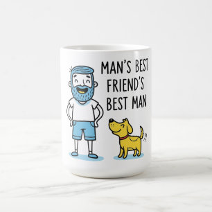 Faderns dag för Mannens Bästa Väns Bästa Man Kaffemugg