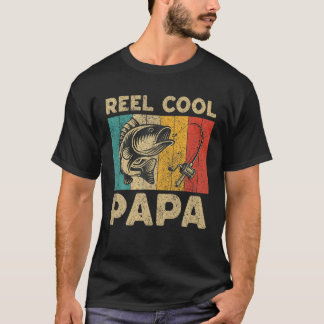 Faderns dag för närvarande, roligt fiske Reel Cool T Shirt