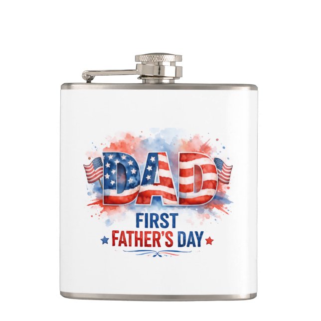 Faderns patriotiska dag fickplunta (Framsidan)
