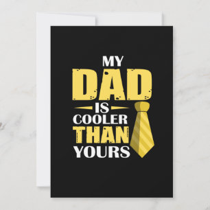 Faderpresent Min Pappa Är Cooler Inbjudningar