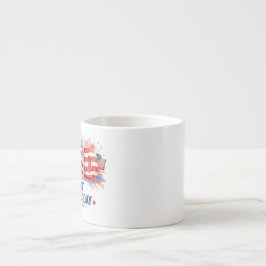 Fadersdag med patriotisk prägel espressomugg