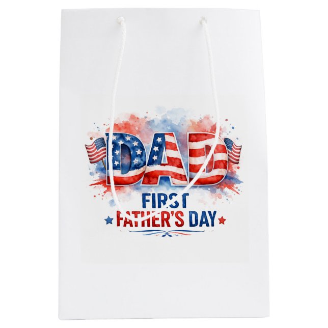 Fadersdag med patriotisk ton (Framsidan)