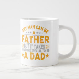 Fadersdagspresent till en farfar som en pappa jumbo mugg