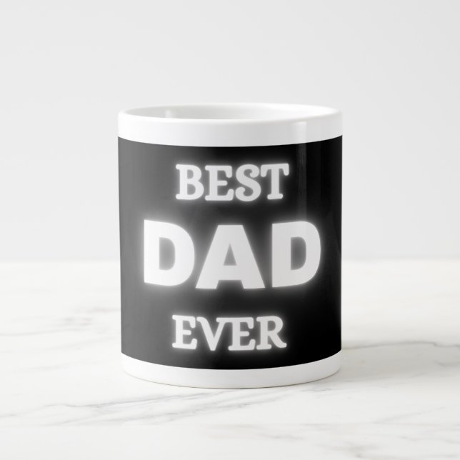 Fadersdagspresent till pappa jumbo mugg (Framsidan)
