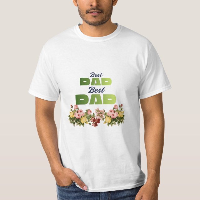 Fadersdagspresent till pappa T-shirt (Framsida)