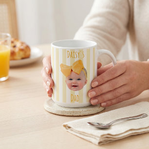 Fadersdagspresenter till Pappa Baby Face-Mugg Kaffemugg