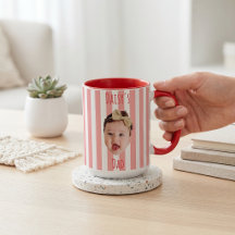 Fadersdagspresenter till pappa Baby Face-mugg