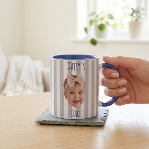 Fadersdagspresenter till pappa Baby Face-mugg Mugg