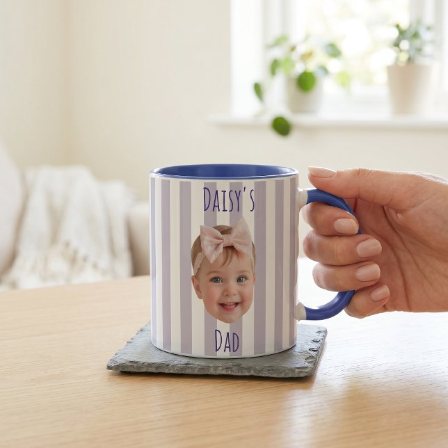 Fadersdagspresenter till pappa Baby Face-mugg Mugg (Skapare uppladdad)