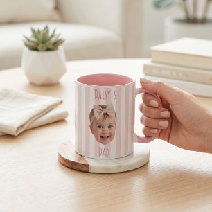 Fadersdagspresenter till pappa Baby Face-mugg Mugg