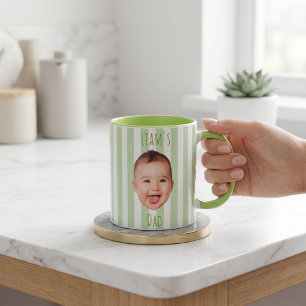 Fadersdagspresenter till pappa Baby Face-mugg Mugg