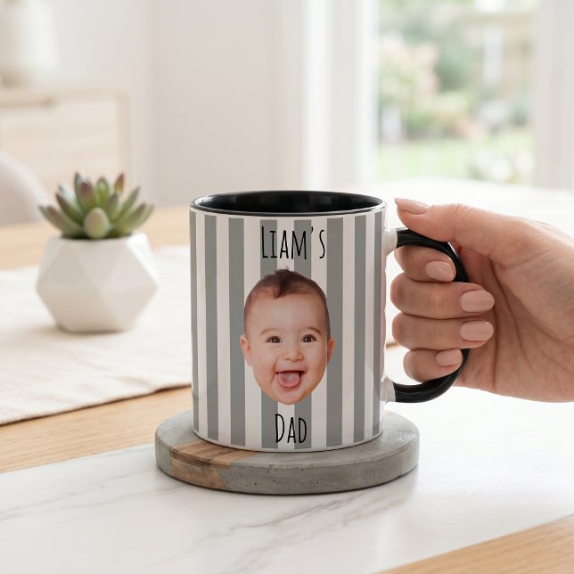 Fadersdagspresenter till pappa Baby Face-mugg Mugg (Skapare uppladdad)