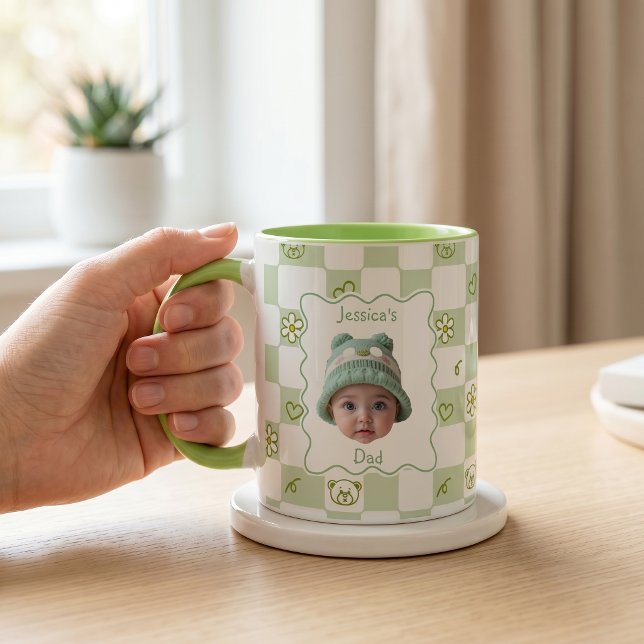 Fadersdagspresenter till pappa Grön Mugg (Skapare uppladdad)