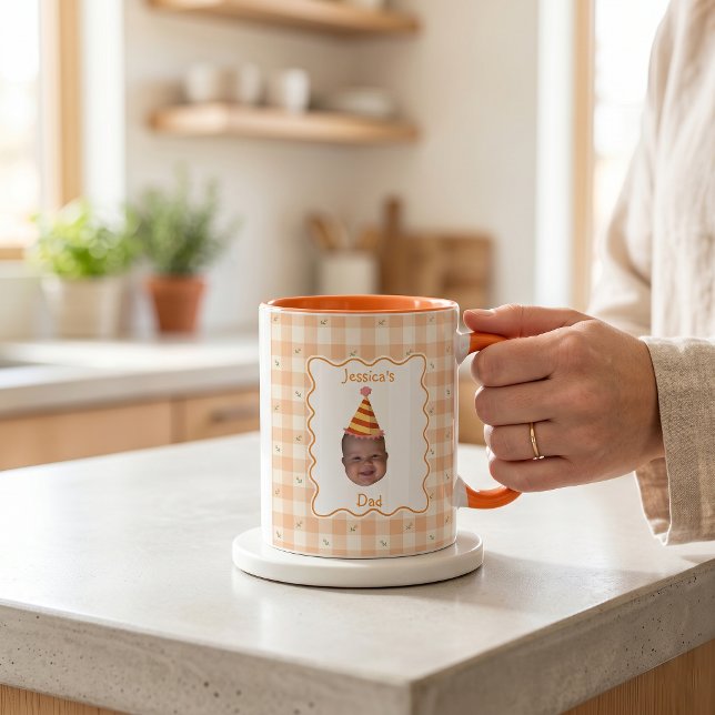 Fadersdagspresenter till pappa Orange Mugg (Skapare uppladdad)