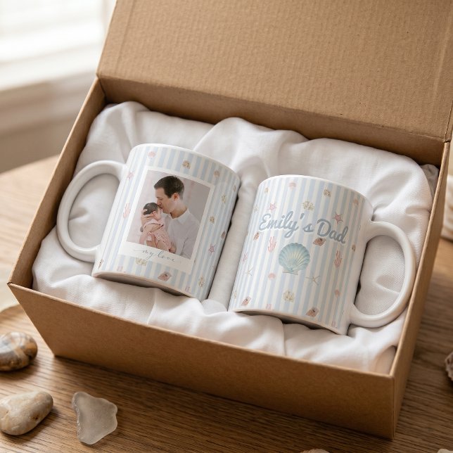 Fadersdagspresenter till pappa Snigelskal Kaffemugg (Skapare uppladdad)