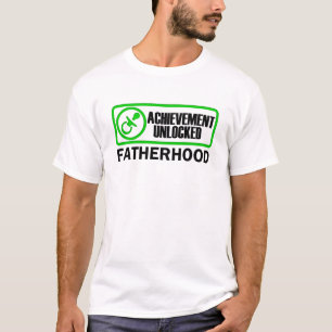 Faderskap prestation låste den roliga gamerpappan t shirt