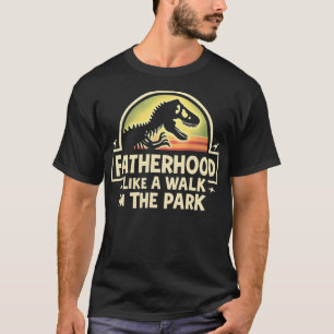 Faderskap som en promenad i parken t shirt