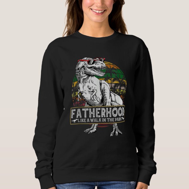 Faderskap som Walk i parken Pappa T Shirt (Framsida)