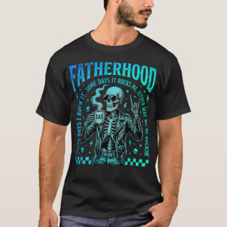 Faderskap Vissa dagar skakar det mig skallig pappa T Shirt