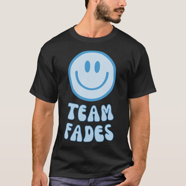 Fades eller Braids Gender Reveal Retro - Team Fade T Shirt (Framsida)