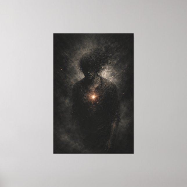 Fading Within – Silent Resistance Canvas Print (Framsida)