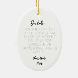 Fadokvinnans sångare med portugisiska fraktaser julgransprydnad keramik