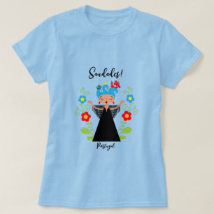 Fadokvinnans sångare med portugisiska fraktaser t shirt