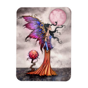 Fae Abigail Fantasy Älv Vinylmagnet Magnet
