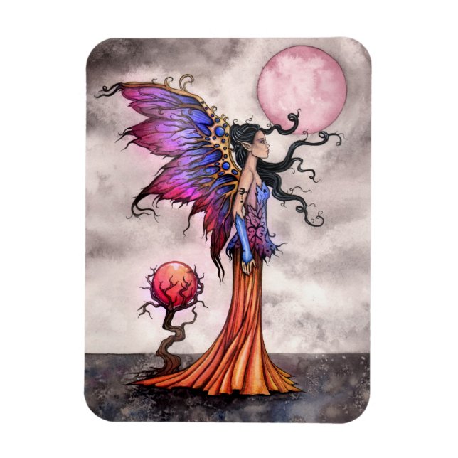 Fae Abigail Fantasy Fairy Vinyl Magnet (Vertikal)