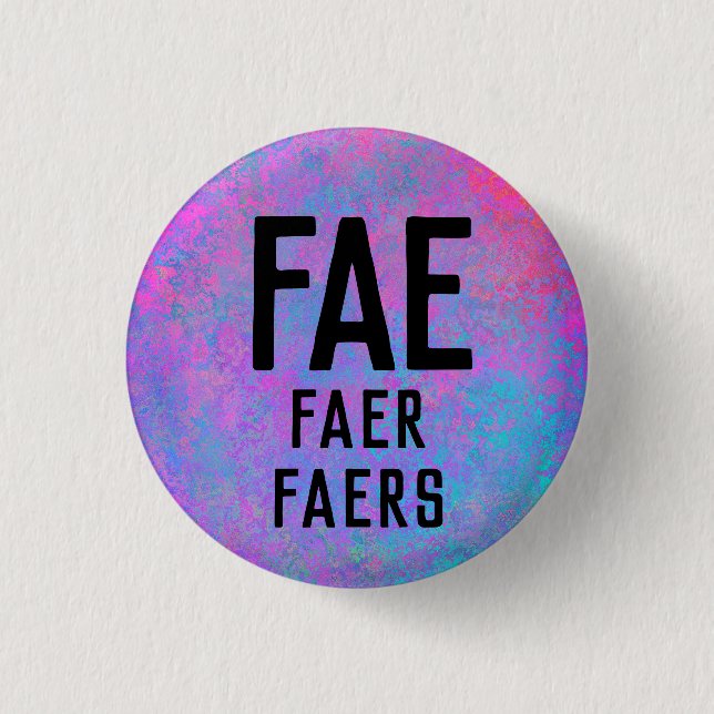 Fae Faer Faers Pronomen Knapp (Framsida)