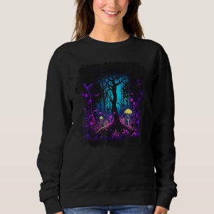 Fae Fey gotisk emo Goblincore estetik Mörk Skog T Shirt