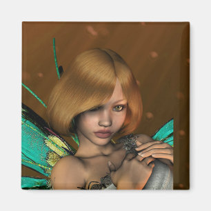 Fae flickamagnet magnet