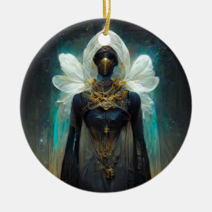 Fae Guardian Fantasy Julgransprydnad Keramik