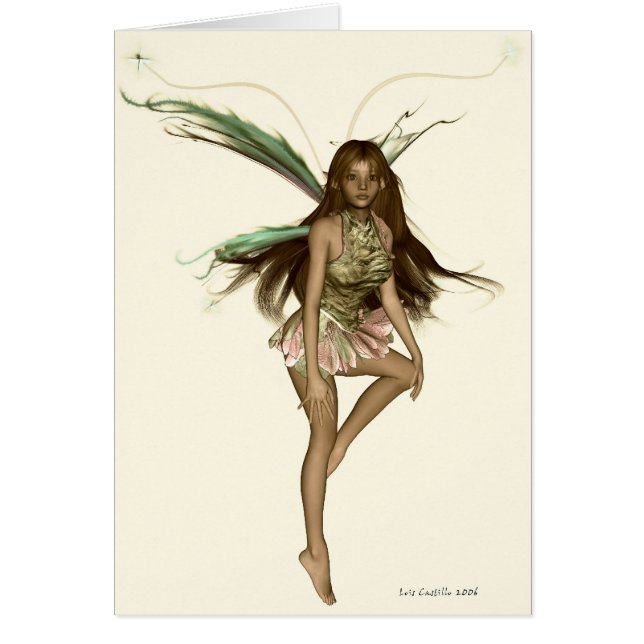 Fae II antikvitet Hälsningskort (Framsidan)