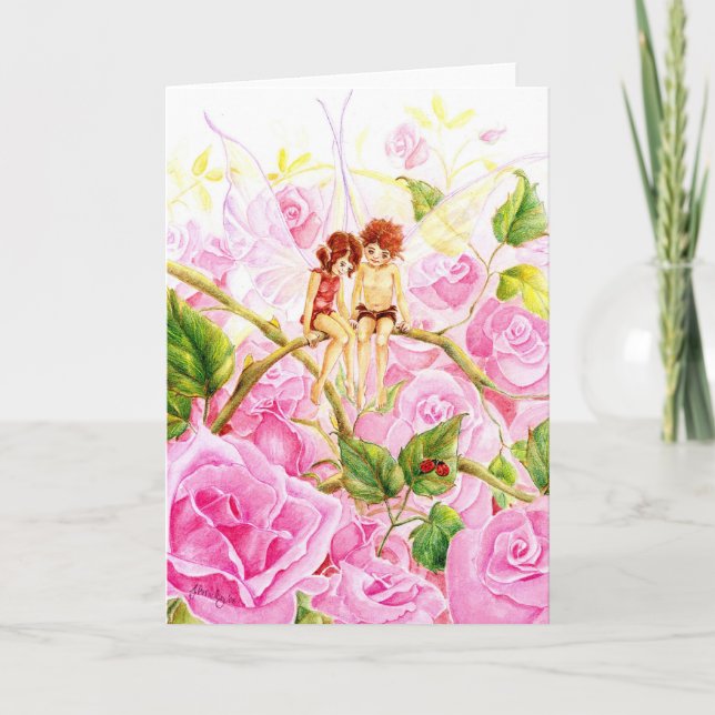 Fae kärlekkort helgkort (Framsida)