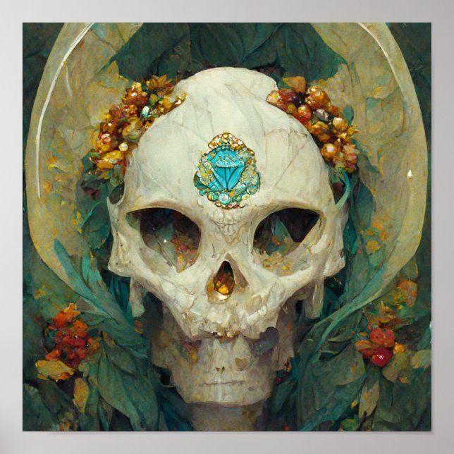 Fae Skull Fantasy Poster (Framsidan)
