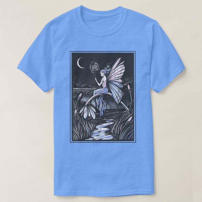 Faecore Fairy Night Fairycore Fantasy Magic Natatu T Shirt (Design framsida)