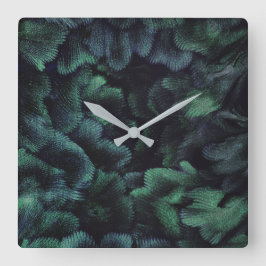 Faerie Forest  Square Wall Clock Fyrkantig Klocka