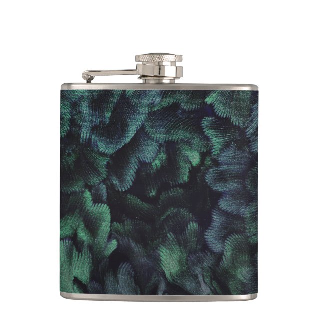Faerie Forest Vinyl Wrapped Flask Fickplunta (Framsidan)