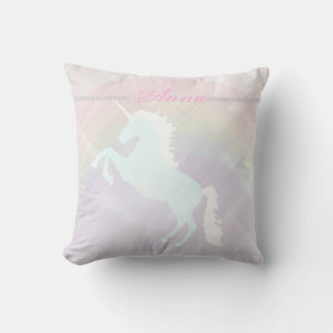Faetastic Unicorn rosa personalize Kudde