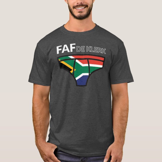 Faf De Klerk - 2019 Springbok Rugby Vm Cham T Shirt (Framsida)