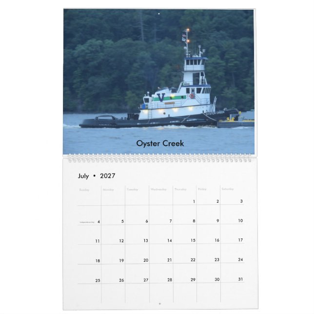 Fåfänga Bros. På Hudsonet River 2016 Kalender (Jul 2027)