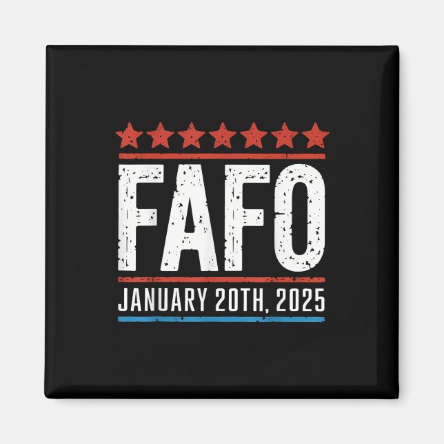 Fafo 20 januari, 2025 Us Presidentinvigning Magnet (Framsidan)